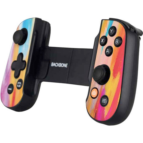 Multicolor Brush Stroke by Etta Vee Backbone One for iPhone Game Controller Skin