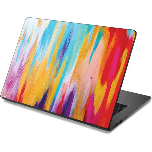 Etta Vee Multicolor Brush Stroke Dell Chromebook Skin