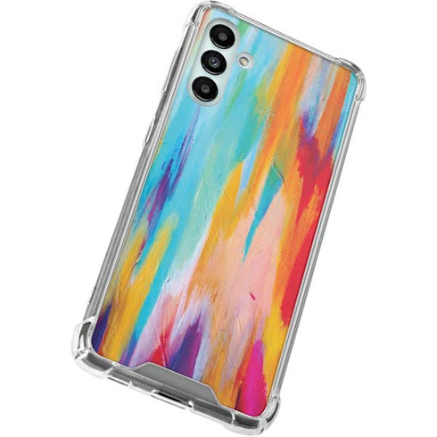 Etta Vee Multicolor Brush Stroke Galaxy A13 5G Clear Case