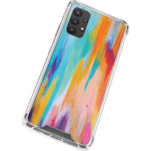 Etta Vee Multicolor Brush Stroke Galaxy A32 5G Clear Case