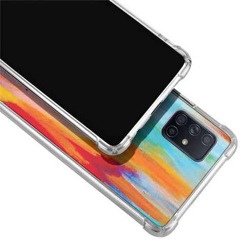 Etta Vee Multicolor Brush Stroke Galaxy A51 5G Clear Case