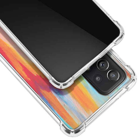 Etta Vee Multicolor Brush Stroke Galaxy A52 5G Clear Case