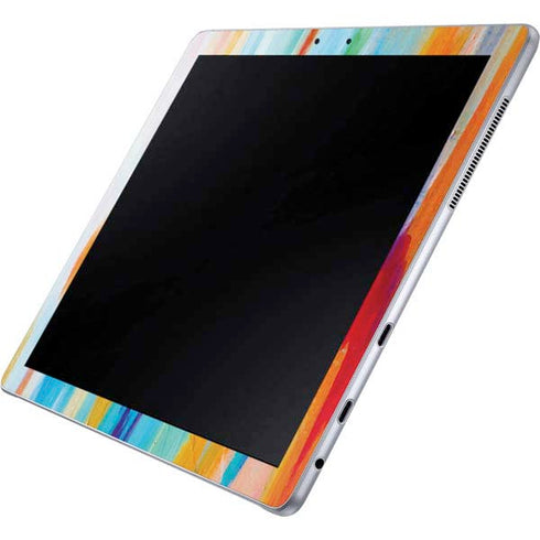 Etta Vee Multicolor Brush Stroke Galaxy Book 12in Skin