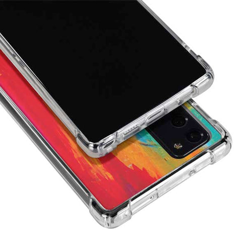 Etta Vee Multicolor Brush Stroke Galaxy Note20 5G Clear Case