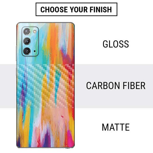 Etta Vee Multicolor Brush Stroke Galaxy Note20 5G Skin
