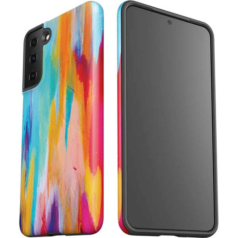 Etta Vee Multicolor Brush Stroke Galaxy S21 FE Pro Case
