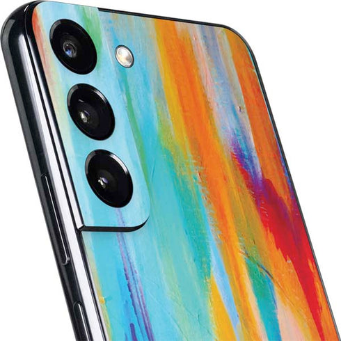 Etta Vee Multicolor Brush Stroke Galaxy S22 Skin