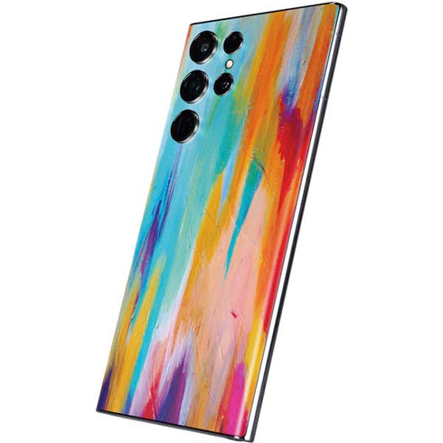 Etta Vee Multicolor Brush Stroke Galaxy S22 Ultra Skin