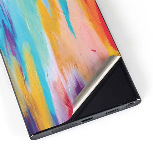 Etta Vee Multicolor Brush Stroke Galaxy S22 Ultra Skin