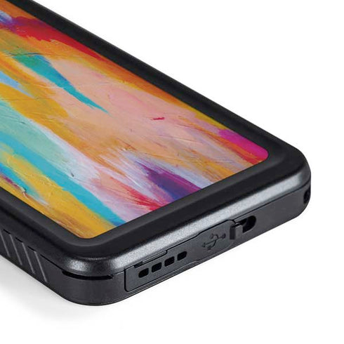 Etta Vee Multicolor Brush Stroke Galaxy S23 Plus Waterproof Case