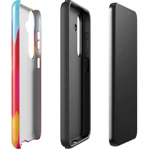 Multicolor Brush Stroke by Etta Vee Galaxy S24 Impact Case