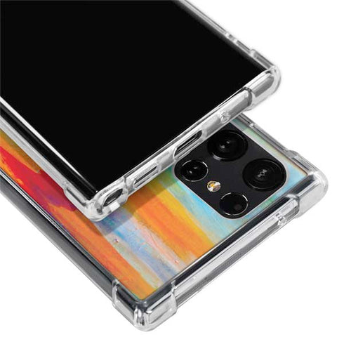 Multicolor Brush Stroke by Etta Vee Galaxy S24 Ultra Clear Case