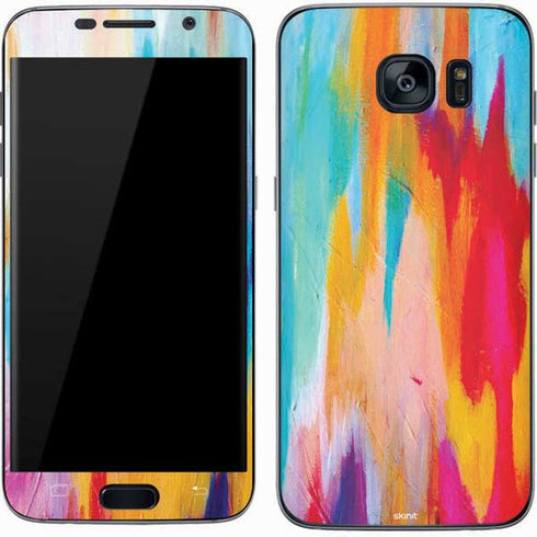 Etta Vee Multicolor Brush Stroke Galaxy S7 Skin