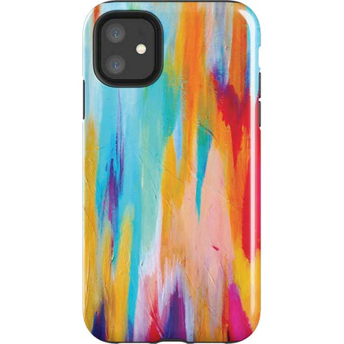 Etta Vee Multicolor Brush Stroke iPhone 11 Impact Case