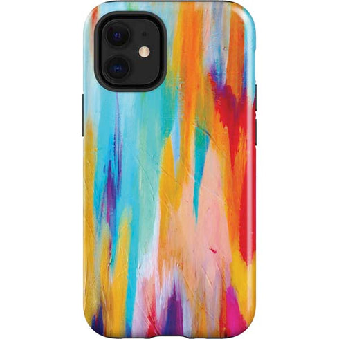 Etta Vee Multicolor Brush Stroke iPhone 12 Mini Impact Case