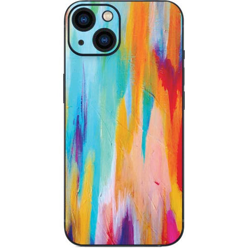 Etta Vee Multicolor Brush Stroke iPhone 13 Skin