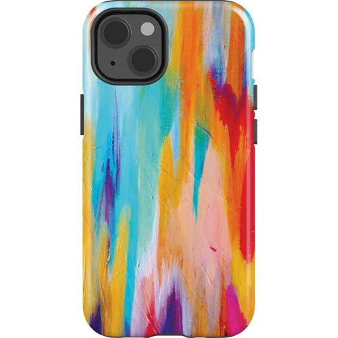 Etta Vee Multicolor Brush Stroke iPhone 14 Impact Case