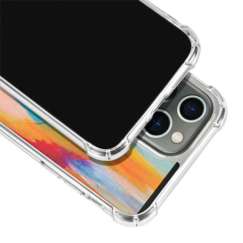 Multicolor Brush Stroke by Etta Vee iPhone 15 Pro Clear Case