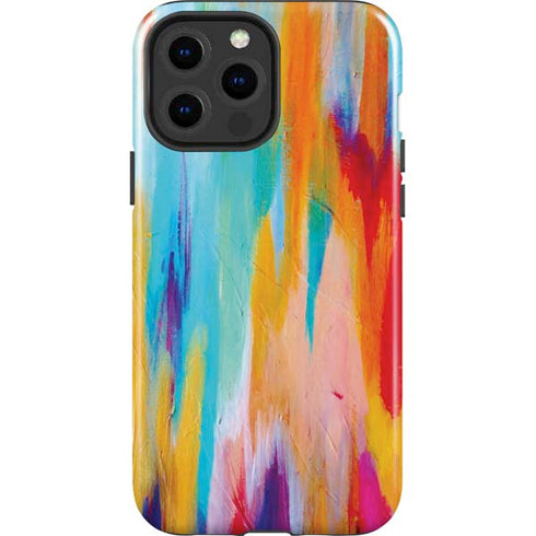 Etta Vee Multicolor Brush Stroke iPhone 14 Pro Max Impact Case