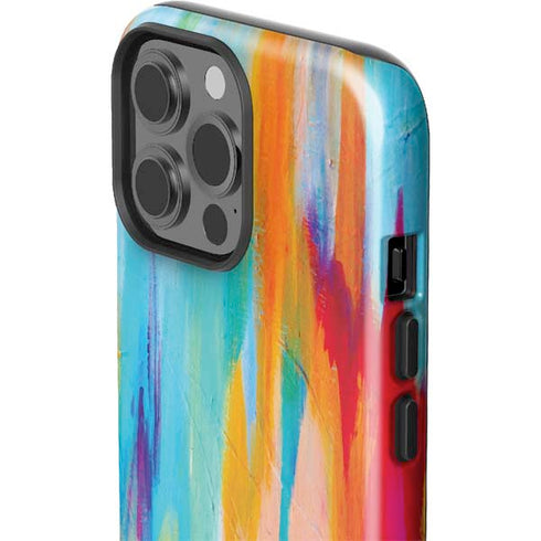 Multicolor Brush Stroke by Etta Vee iPhone 15 Pro Max Impact Case