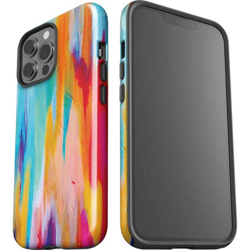 Multicolor Brush Stroke by Etta Vee iPhone 15 Pro Max Impact Case