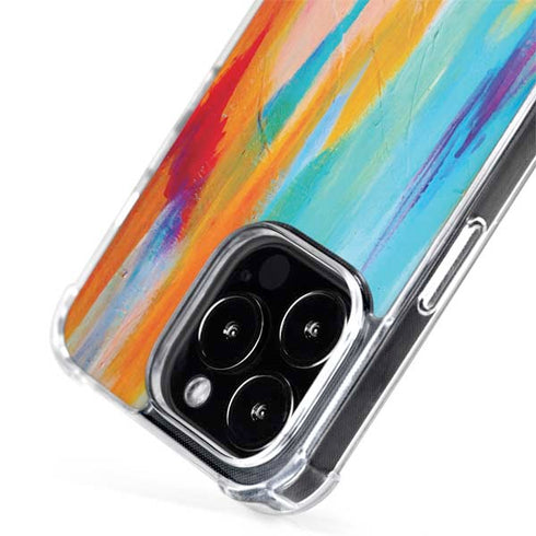 Etta Vee Multicolor Brush Stroke iPhone 14 Pro Max MagSafe Case