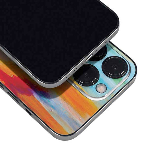 Multicolor Brush Stroke by Etta Vee iPhone 15 Pro Skin