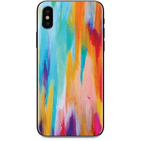 Etta Vee Multicolor Brush Stroke iPhone XS Max Skin