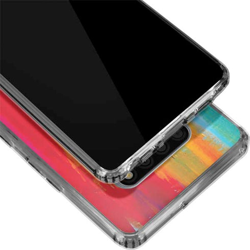 Multicolor Brush Stroke by Etta Vee LG Stylo 6 Clear Case
