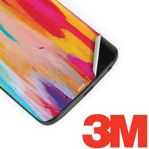 Etta Vee Multicolor Brush Stroke Moto G6 Skin