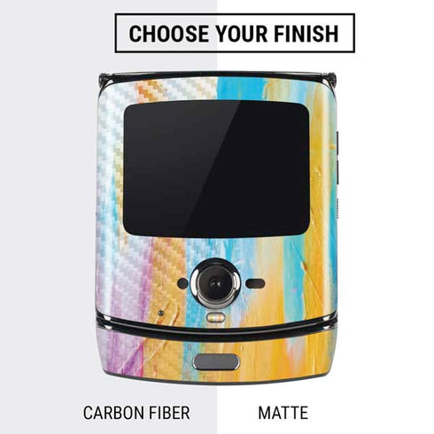 Etta Vee Multicolor Brush Stroke Motorola RAZR Skin