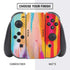 Etta Vee Multicolor Brush Stroke Nintendo Switch Bundle Skin