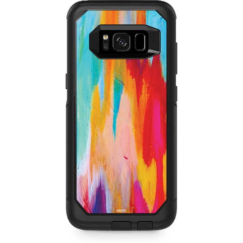 Etta Vee Multicolor Brush Stroke Otterbox Commuter Galaxy Skin