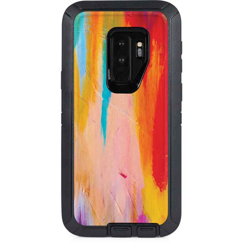 Etta Vee Multicolor Brush Stroke Otterbox Defender Galaxy Skin
