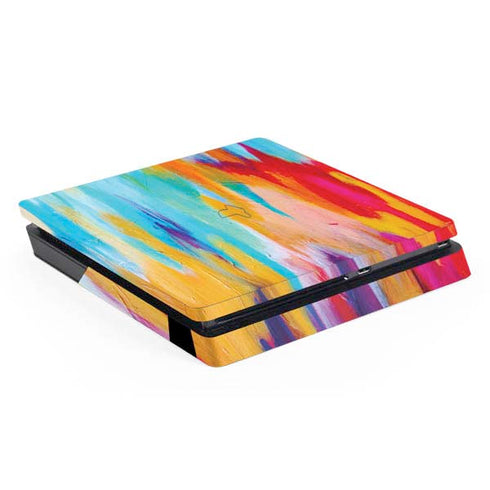 Etta Vee Multicolor Brush Stroke PS4 Slim Skin