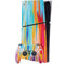 Multicolor Brush Stroke by Etta Vee PS5 Slim Digital Edition Bundle Skin