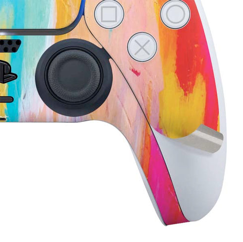 Multicolor Brush Stroke by Etta Vee PS5 Slim Digital Edition Bundle Skin