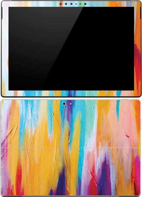 Etta Vee Multicolor Brush Stroke Surface Pro (2017) Skin