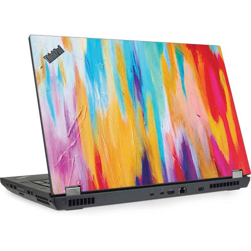 Etta Vee Multicolor Brush Stroke Lenovo ThinkPad Skin