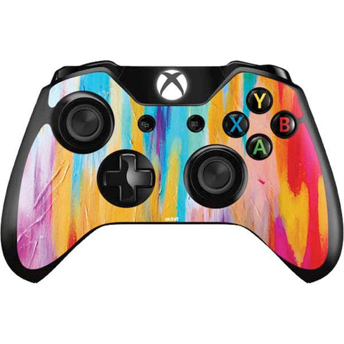 Etta Vee Multicolor Brush Stroke Xbox One Controller Skin