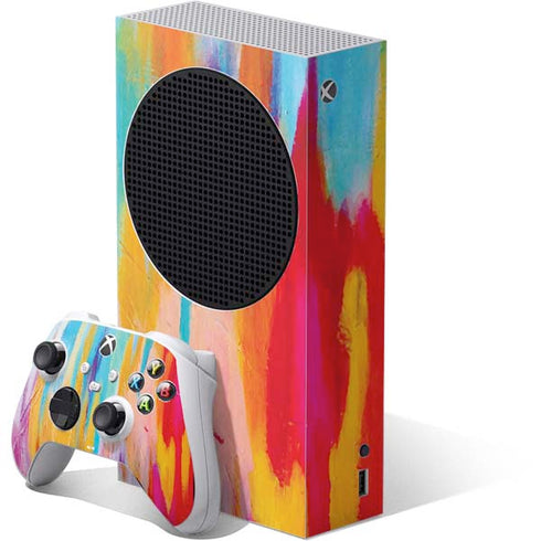 Etta Vee Multicolor Brush Stroke Xbox Series S Bundle Skin