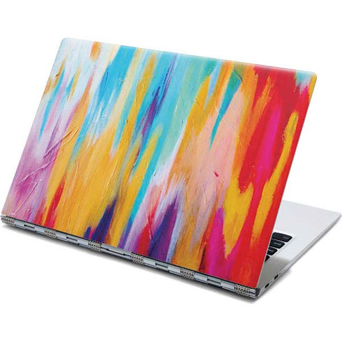 Etta Vee Multicolor Brush Stroke Yoga 910 2-in-1 14in Touch-Screen Skin