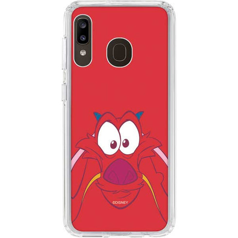 Disney Mulan Mushu Galaxy A20 Clear Case