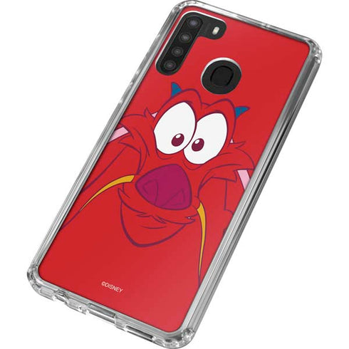 Disney Mulan Mushu Galaxy A21 Clear Case