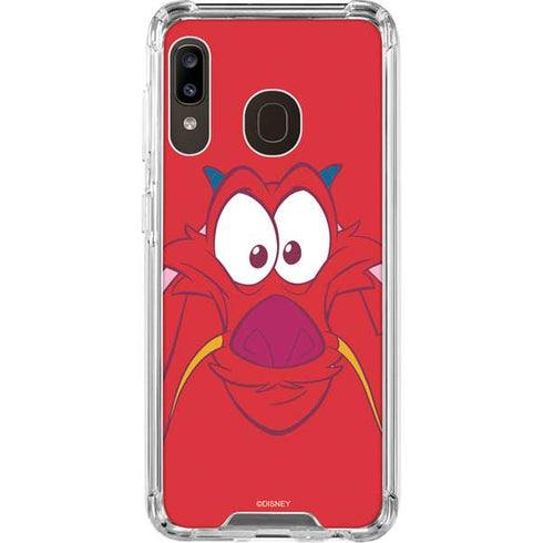 Disney Mulan Mushu Galaxy A30 Clear Case