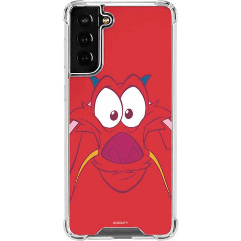 Disney Mulan Mushu Galaxy S21 FE Clear Case