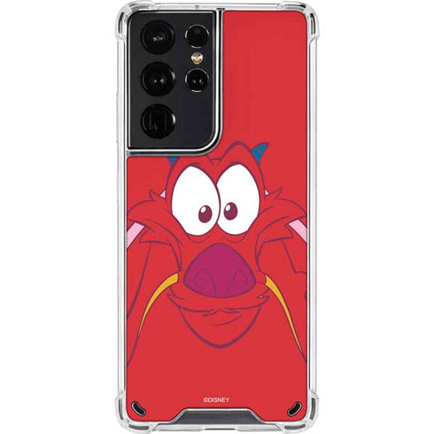 Disney Mulan Mushu Galaxy S21 Ultra 5G Clear Case