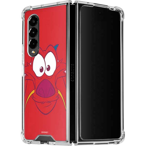 Disney Mulan Mushu Galaxy Z Fold4 5G Clear Case