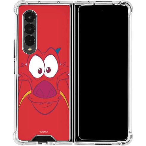 Disney Mulan Mushu Galaxy Z Fold4 5G Clear Case
