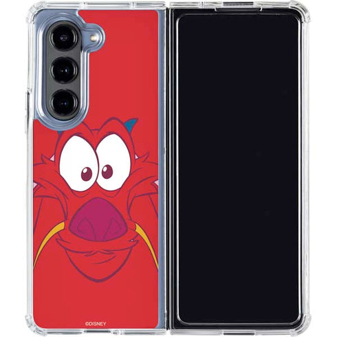 Disney Mulan Mushu Galaxy Z Fold5 5G Clear Case